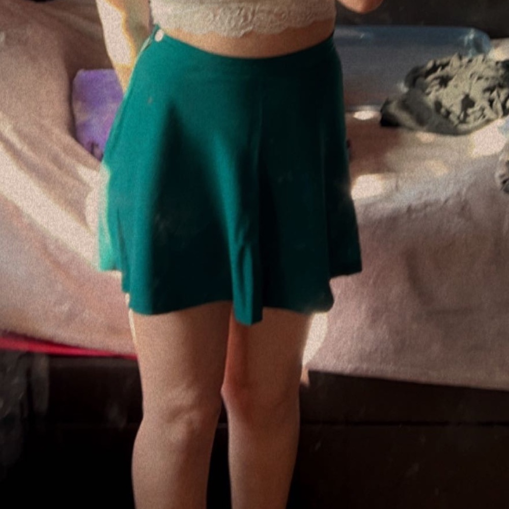 Small green Forever21 Skirt